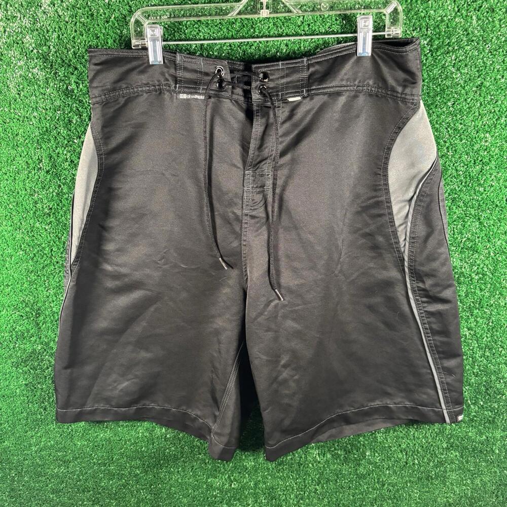 O'Neill USA Black Board Shorts Gray  - Size 36 Swim Trunks Summer Surf